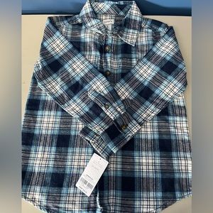 Carter’s boys flannel shirt. Size 5